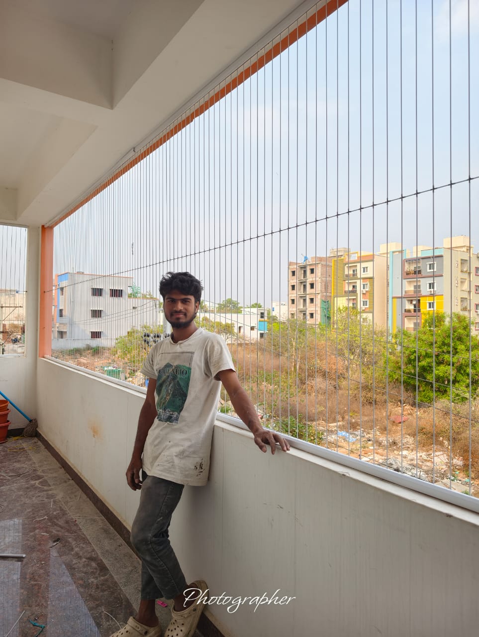 Pigeon nets — Chandanagar apartment